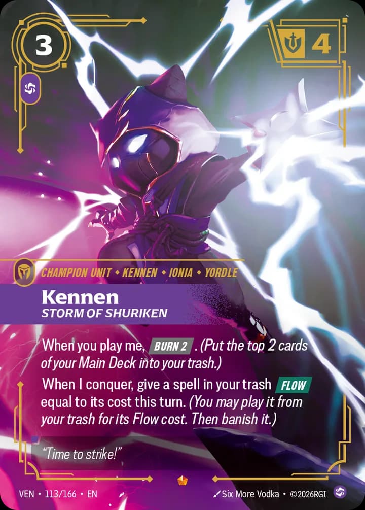 Kennen, Storm of Shuriken
